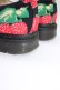 画像7: YOSUKE / いちご柄3ホールシューズ L 赤Ｘ黒 T-26-01-04-028-PU-SH-SA-ZT (7)