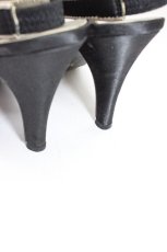 画像5: axes femme / シフォンフラワーパンプス M 黒 T-26-01-04-031-AX-SH-SA-ZTK028 (5)