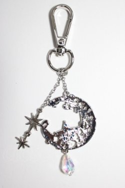 画像2: axes femme / MOONモチーフバッグチャーム  シルバー T-26-01-04-005-AX-AC-SA-ZT