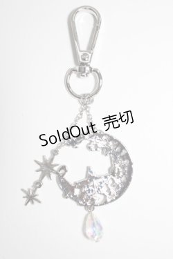 画像2: axes femme / MOONモチーフバッグチャーム  シルバー T-26-01-04-005-AX-AC-SA-ZT432F001