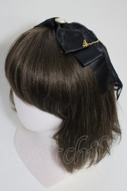 画像2: Amavel / Starlight Planetarium スリーピンリボン  黒「 T-26-01-04-010-CA-AC-SA-ZT