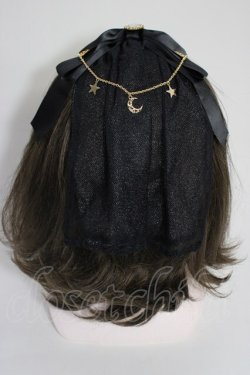 画像3: Amavel / Starlight Planetarium スリーピンリボン  黒「 T-26-01-04-010-CA-AC-SA-ZT