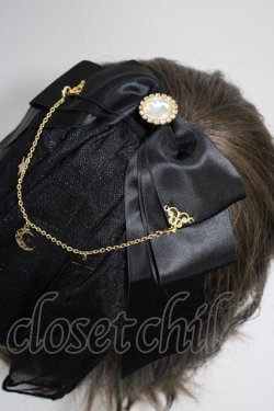 画像4: Amavel / Starlight Planetarium スリーピンリボン  黒「 T-26-01-04-010-CA-AC-SA-ZT