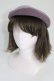 画像1: axes femme / 冬の星座刺繍ベレー  紫 T-26-01-04-020-AX-AC-SA-ZT (1)
