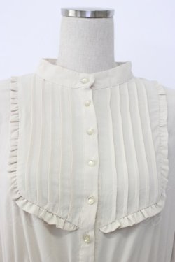 画像4: F&A / フロントピンタックロングティアードワンピース  アイボリー T-26-01-08-003-LO-OP-SA-ZT