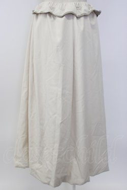 画像2: axes femme / 衿デザインスカート  アイボリ T-26-01-08-005-AX-SK-IG-ZT