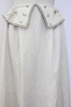 画像4: axes femme / 衿デザインスカート  アイボリ T-26-01-08-005-AX-SK-IG-ZT