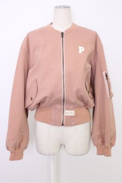 画像1: PINK HOUSE / ロゴブルゾン  ピンク T-26-01-09-026-LO-JA-SA-ZT