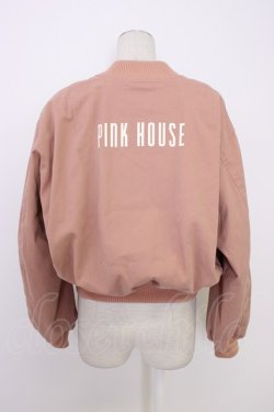 画像2: PINK HOUSE / ロゴブルゾン  ピンク T-26-01-09-026-LO-JA-SA-ZT