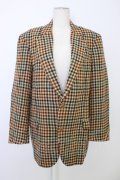 Karl Helmut / チェック柄ジャケット  ブラウン T-26-01-09-027-EL-JA-SA-ZT