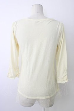 画像2: axes femme / ストラップ付きインナープルオーバー  アイボリー T-26-01-09-003-AX-TO-SA-ZT