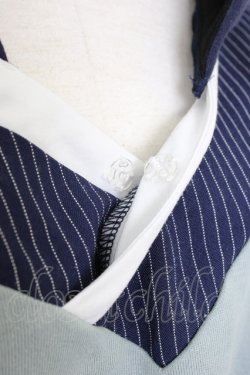 画像3: Favorite / マリンの和洋折衷袖パーカー  ネイビーＸミント T-26-01-09-028-LO-TO-SA-ZT