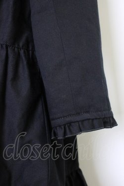 画像3: PINK HOUSE / 襟付きロングティアードコート  黒 T-26-01-09-030-LO-CO-SA-ZT