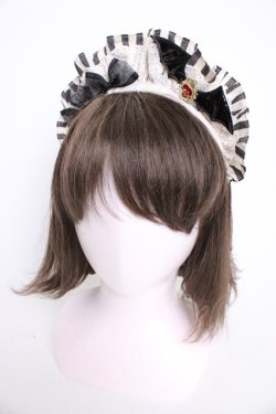 画像5: 仲夏物語 / 薔薇スペード刺繍ストライプワンピースセット S アイボリーＸ黒 T-26-01-09-031-EL-OP-SA-ZT