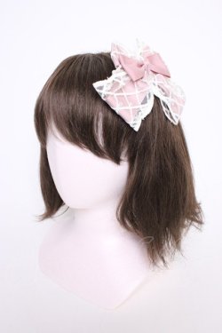 画像1: m petit by misako / AMレースBGC  ピンク T-26-01-09-033-LO-AC-SA-ZT