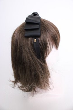 画像3: m petit by misako / NINA'sコラボ AM*NIリボンカチューシャ  黒 T-26-01-09-034-LO-AC-SA-ZT