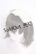 Mademoiselle Pearl（海外ロリータブランド） / 鈴蘭リボンヘッドドレス  アイボリーＸグリーン T-26-01-09-035-0-AC-SA-ZT434F005