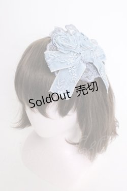 画像1: ZJ STORY / ローズリボンキャノティエクリップ  サックス T-26-01-09-036-0-AC-SA-ZT