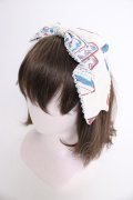LOLITAその他(お買取対象外) / 総柄リボンクリップ  アイボリーＸ青Ｘ赤 T-26-01-09-037-LO-ZA-SA-ZT