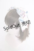 LOLITAその他(お買取対象外) / 総柄リボンクリップ  アイボリーＸ青Ｘ赤 T-26-01-09-037-LO-ZA-SA-ZT433