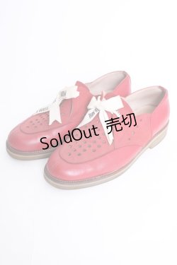 画像1: PINK HOUSE / パンチングシューズ L レッド T-26-01-09-040-LO-SH-SA-ZT