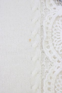 画像4: axes femme / カメオ付ペプラムニット  キナリ T-26-01-09-007-AX-TO-SA-ZT