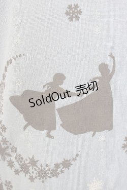 画像3: axes femme / アナと雪の女王コラボトップス  サックス T-26-01-09-012-AX-TO-SA-ZT