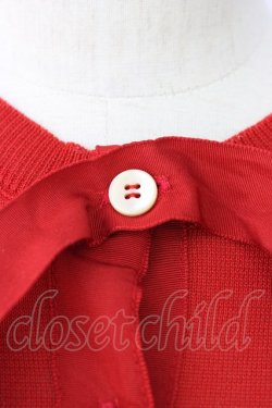 画像3: Jane Marple Dans Le Salon / リボンタイ付きカーディガン M レッド T-26-01-09-013-JM-TO-SA-ZT