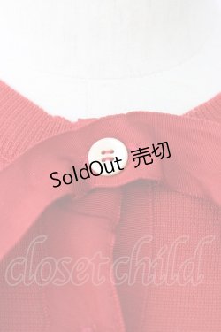 画像3: Jane Marple Dans Le Salon / リボンタイ付きカーディガン M レッド T-26-01-09-013-JM-TO-SA-ZT