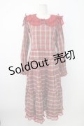 PINK HOUSE / PINK HOUSE×misako aoki チェックワンピース  レッド T-26-01-09-019-LO-OP-SA-ZT
