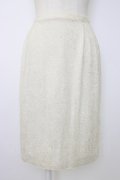 INGEBORG / パイル地ミニスカート  アイボリー T-26-01-09-021-LO-SK-SA-ZT