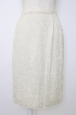 画像1: INGEBORG / パイル地ミニスカート  アイボリー T-26-01-09-021-LO-SK-SA-ZT