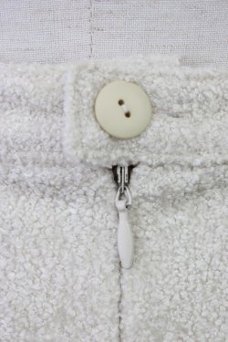 画像4: INGEBORG / パイル地ミニスカート  アイボリー T-26-01-09-021-LO-SK-SA-ZT