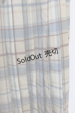 画像4: Jane Marple / チェックプリーツスカート M ベージュ T-26-01-09-022-JM-SK-SA-ZT