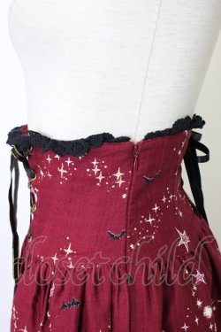 画像3: ALICE and the PIRATES / ゴーストタウンのメリィメイキング柄 スカート  エンジ T-26-01-09-023-PA-SK-SA-ZT