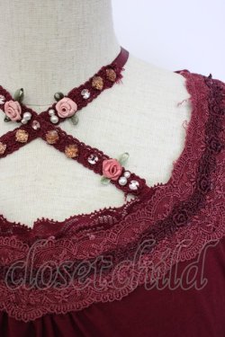 画像3: axes femme / ガーデンストラップインナー  ボルドー T-26-01-10-003-AX-TO-SA-ZT