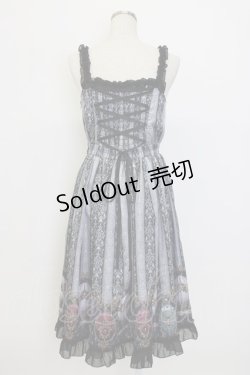 画像2: axes femme Kawaii / インペリアルイースターワンピース  黒 T-26-01-10-005-AX-OP-SA-ZH