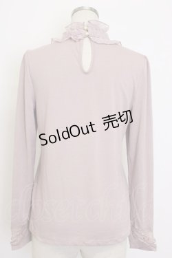 画像2: axes femme / ビジュー使いハイネックインナー  ピンク T-26-01-10-002-AX-TO-SA-ZT279