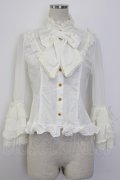 Angelic Pretty / Romantic Sweet Lacyブラウス  ホワイト T-26-01-13-001-AP-BL-SA-ZT531