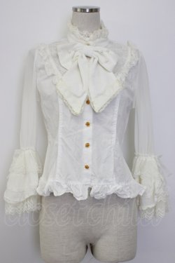 画像1: Angelic Pretty / Romantic Sweet Lacyブラウス  ホワイト T-26-01-13-001-AP-BL-SA-ZT
