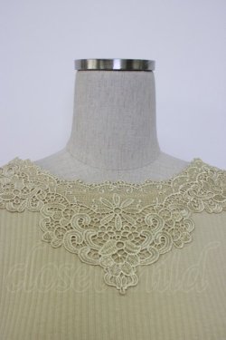 画像6: axes femme / モチーフレーステレコインナー  ライトイエロー T-26-01-13-004-AX-TO-IG-ZT