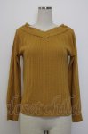 画像1: axes femme / Ｖネックニットプルオーバー  マスタード T-26-01-13-005-AX-TO-IG-ZT531 (1)
