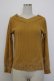 画像1: axes femme / Ｖネックニットプルオーバー  マスタード T-26-01-13-005-AX-TO-IG-ZT (1)