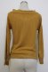 画像2: axes femme / Ｖネックニットプルオーバー  マスタード T-26-01-13-005-AX-TO-IG-ZT (2)