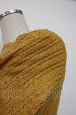 画像4: axes femme / Ｖネックニットプルオーバー  マスタード T-26-01-13-005-AX-TO-IG-ZT