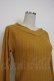 画像6: axes femme / Ｖネックニットプルオーバー  マスタード T-26-01-13-005-AX-TO-IG-ZT (6)