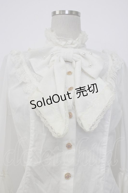 画像5: Angelic Pretty / Romantic Sweet Lacyブラウス  ホワイト T-26-01-13-001-AP-BL-SA-ZT531 (5)