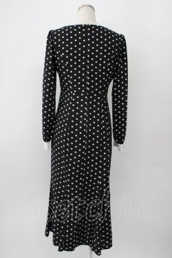 画像2: evelyn / ドットマーメイドワンピース  ブラック T-26-01-13-010-LO-OP-SA-ZT