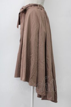 画像3: axes femme / ポケットフィッシュテールスカート  モカ T-26-01-13-011-AX-SK-SA-ZT