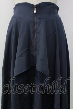 画像5: axes femme / フロントジップイレヘムスカート  ネイビー T-26-01-13-013-AX-TO-SA-ZT